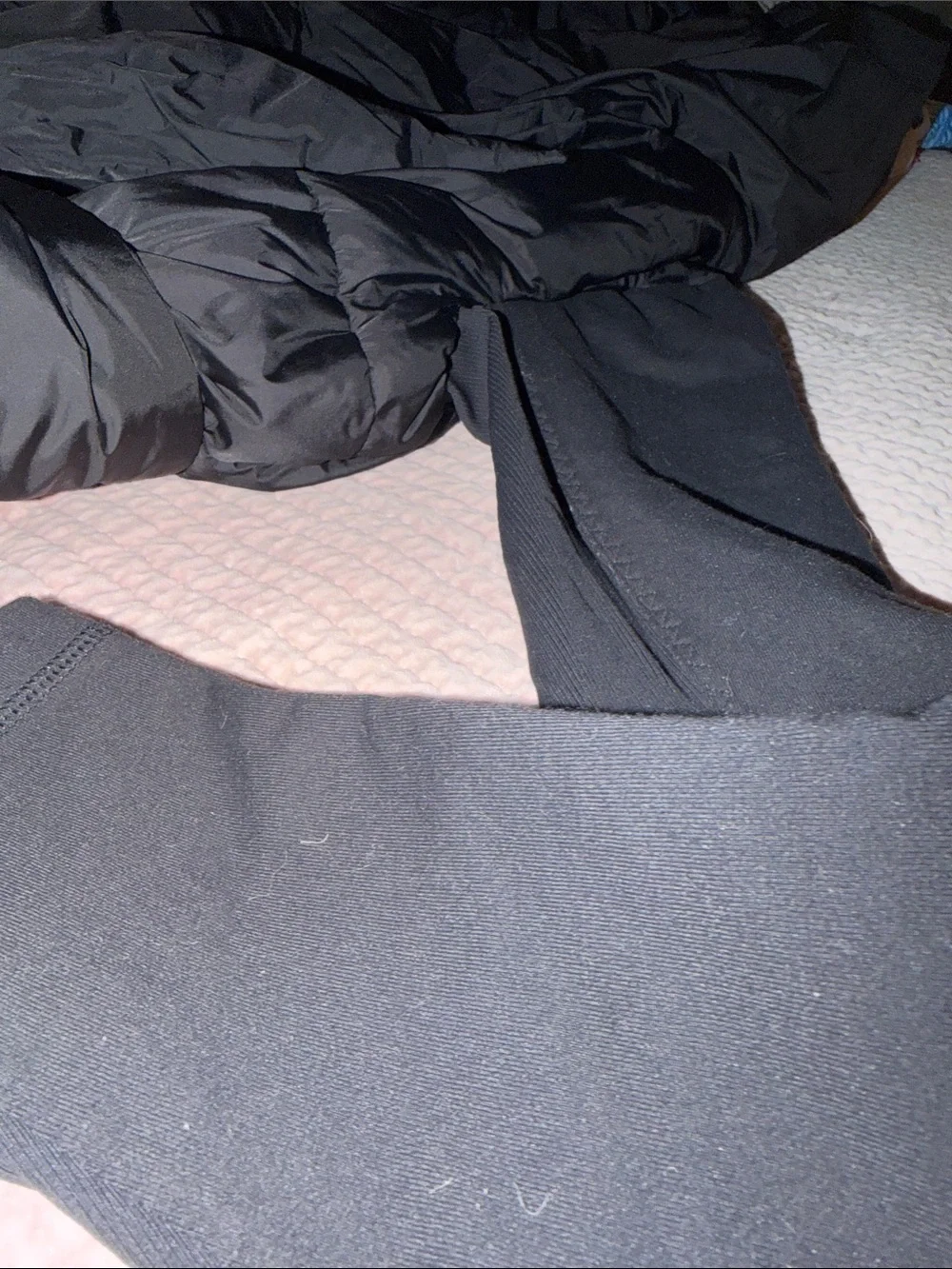 lululemon Black Belted Puffer Coat